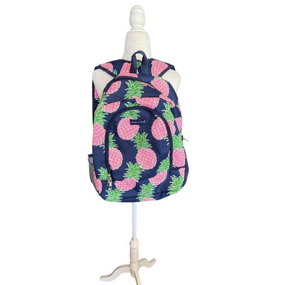 Simply Southern Accessories - Simply southern pink and blue pineapple backpack